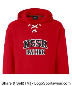 Red hockey Hoody Design Zoom